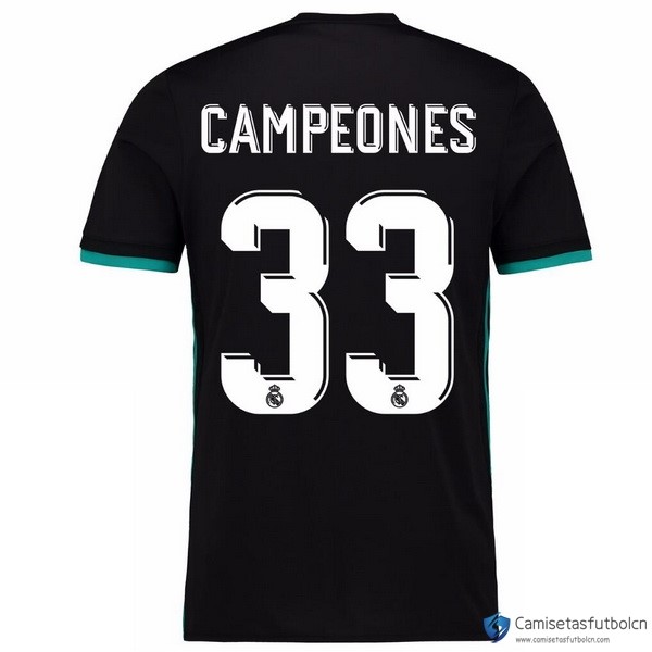 Camiseta Real Madrid Segunda equipo Campeones 2017-18